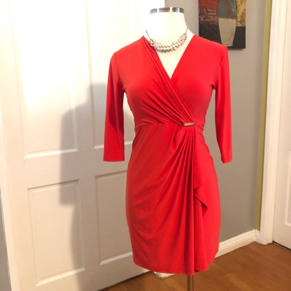 Emma & Michele Dresses & Skirts - Gathered Waist Sheath Dress